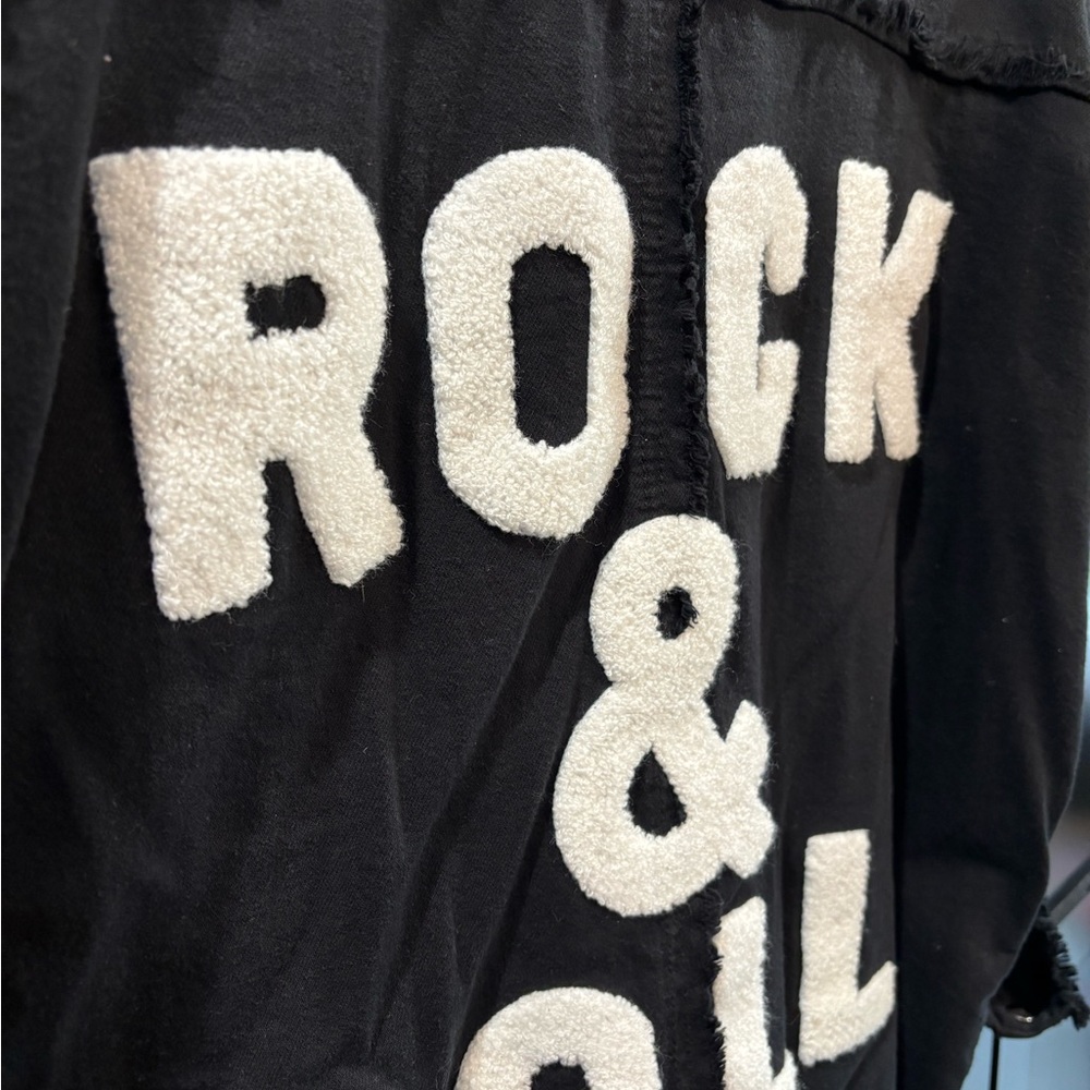 Black Rock & Roll Oversized Shirt
